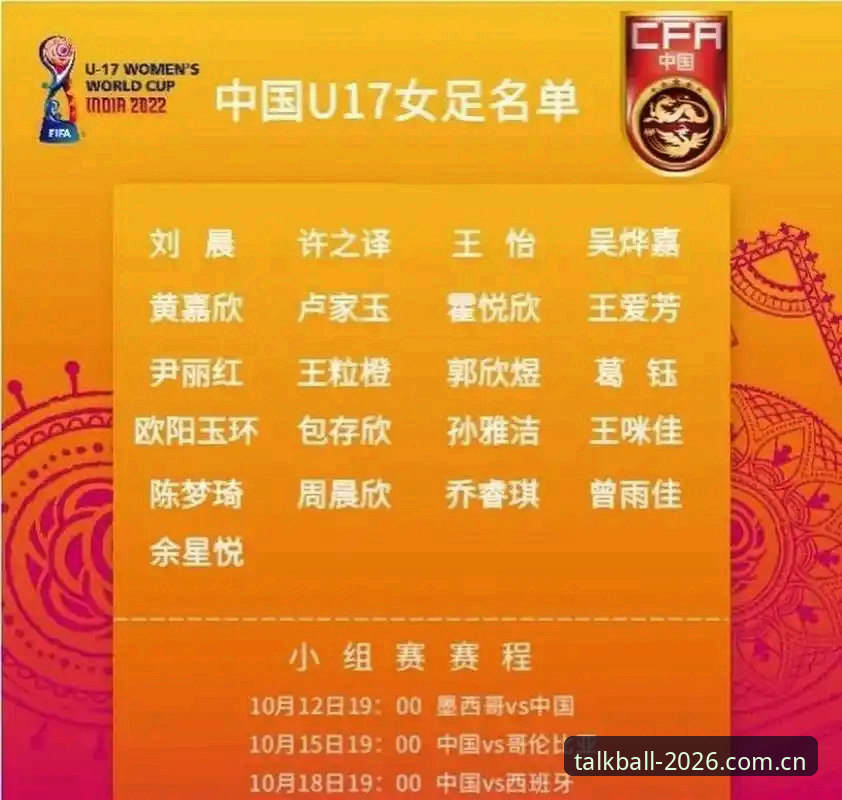 U17世界杯分组揭晓：中国男女足命运对比，看谈球吧体育2026下载必备观赛指南